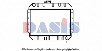 AKS DASIS 250140n -  Радиатор, охлаждение двигателя